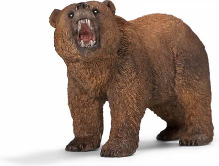 Фигурка - Медведь Гризли, размер 5 х 7 х 11 см. 